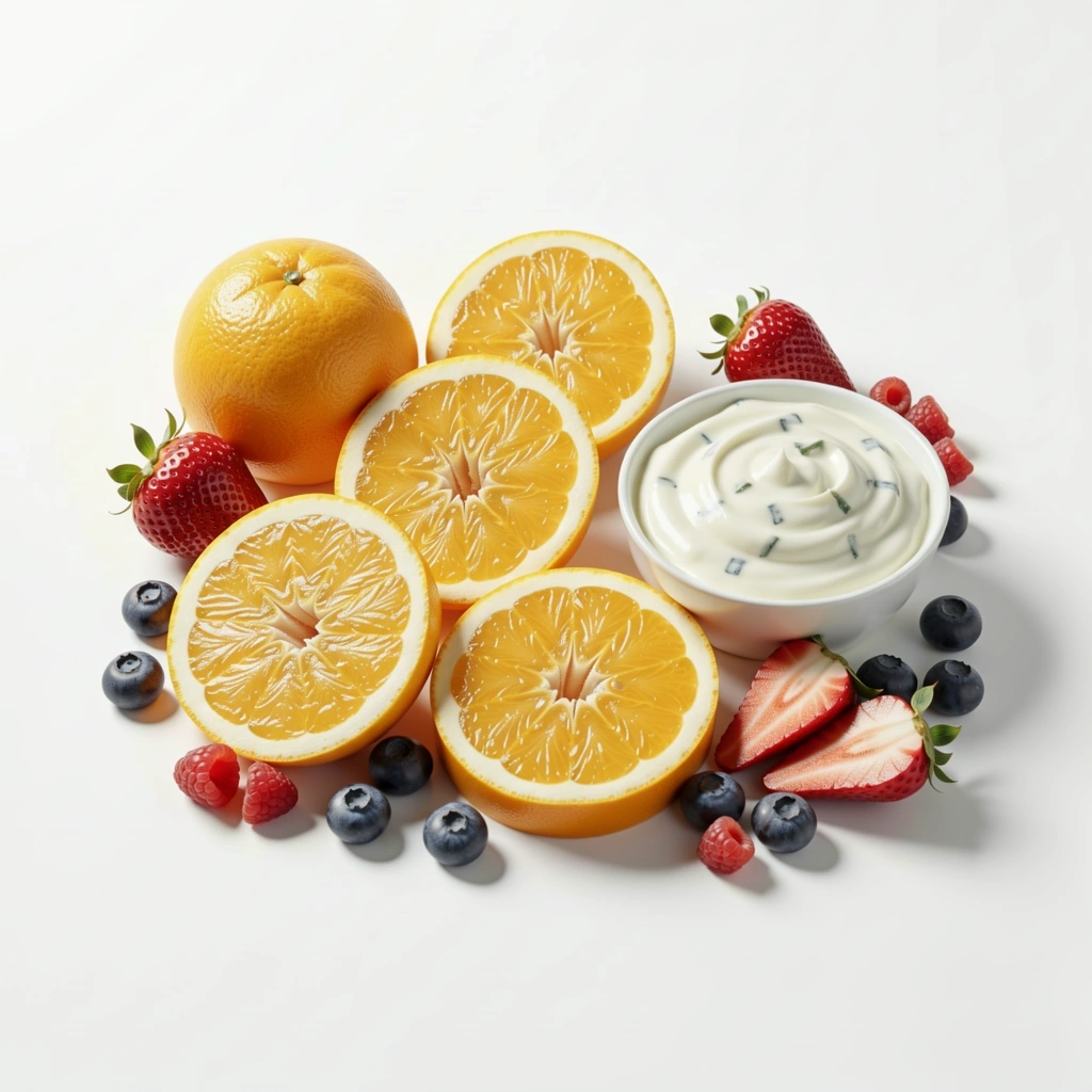 Variedad de alimentos nutritivos